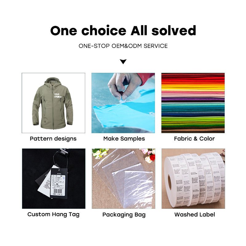 Custom Outdoor Softshell Sport Jacket Uniforms Shark Multi Soft Shell Zip Up Jacket For Men