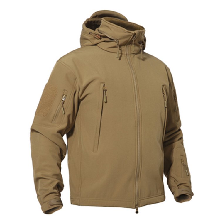 Clothing Manufacturer Custom Waterproof Softshell Hiking Fleece Jacket Wind Breaker Jacket Hoodie Jacket Coat With Zipper