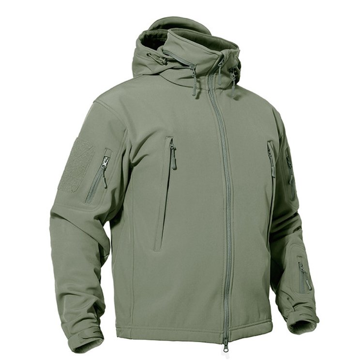 Clothing Manufacturer Custom Waterproof Softshell Hiking Fleece Jacket Wind Breaker Jacket Hoodie Jacket Coat With Zipper