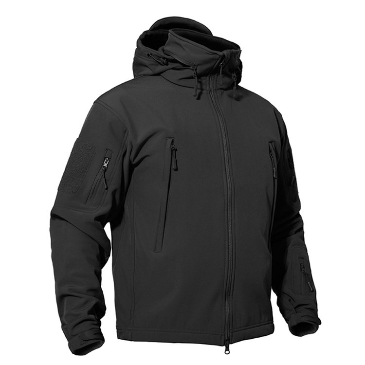 Clothing Manufacturer Custom Waterproof Softshell Hiking Fleece Jacket Wind Breaker Jacket Hoodie Jacket Coat With Zipper