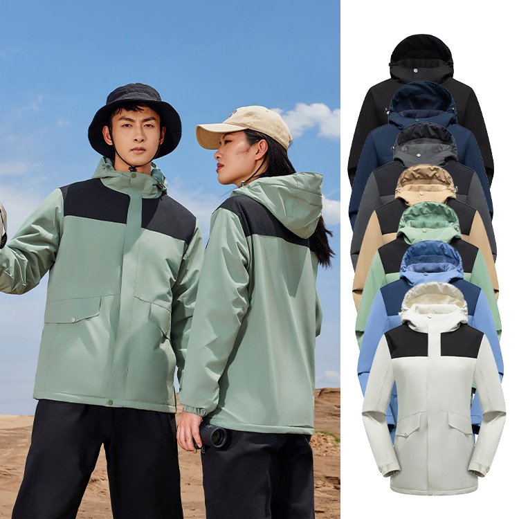 Couple Fashion Waterproof Casual Hiking Jacket-Outdoor Mountaineering Jacket