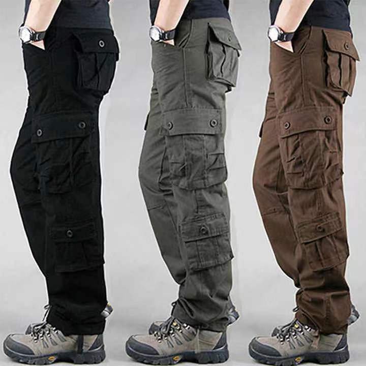 Men's Camouflage Pants Work Overalls Outdoor Sports Hiking Hunting Trousers Cotton Durable Tactical Cargo Pants Outdoor Work