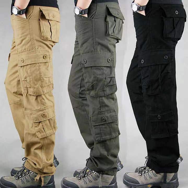 Men's Camouflage Pants Work Overalls Outdoor Sports Hiking Hunting Trousers Cotton Durable Tactical Cargo Pants Outdoor Work