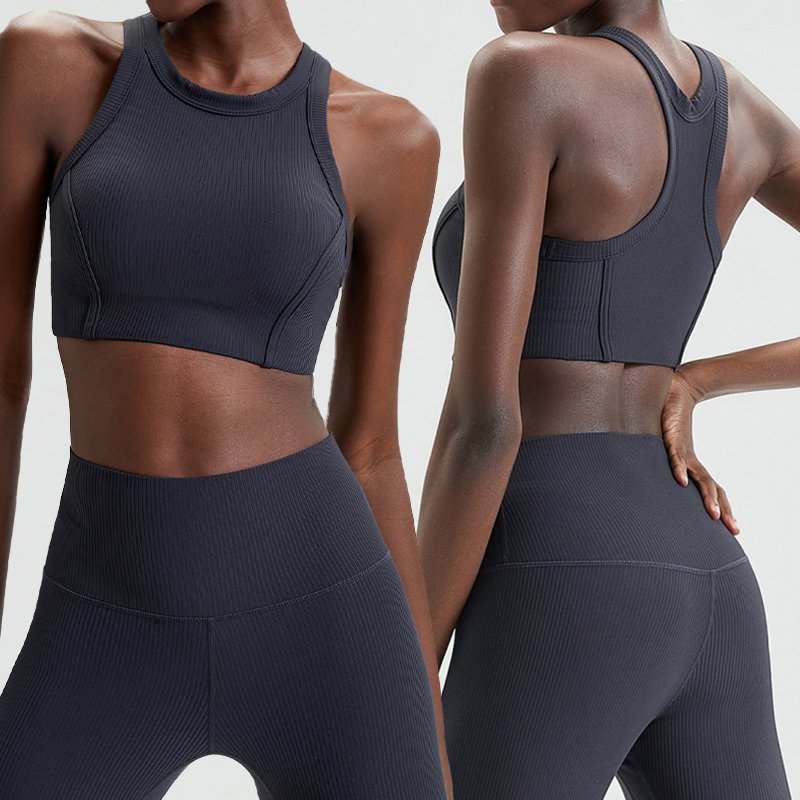 Customized Women's Yoga Bra Quick Dry Yoga Running Gym Sexy Sports Bra High Neck I-Back Beauty Back Sports Bra
