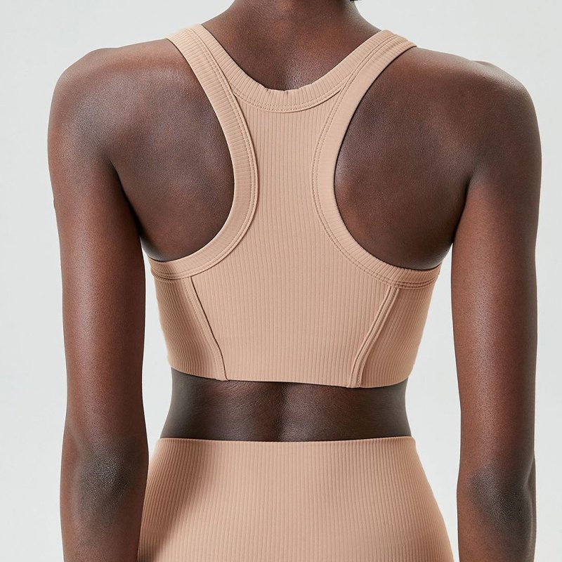 Customized Women's Yoga Bra Quick Dry Yoga Running Gym Sexy Sports Bra High Neck I-Back Beauty Back Sports Bra