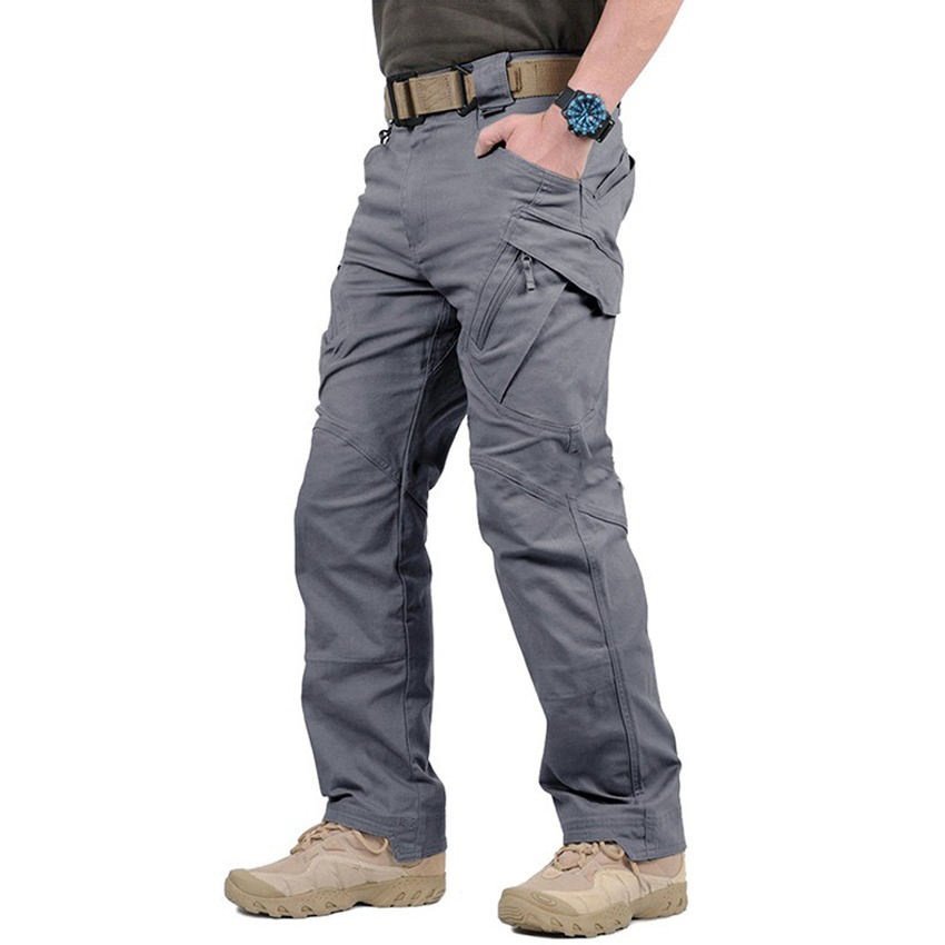 Summer Lightweight Trousers Men's loose Tactical Pants Outdoor Hiking Nylon Quick Dry Cargo Pants custom Casual Work Trousers