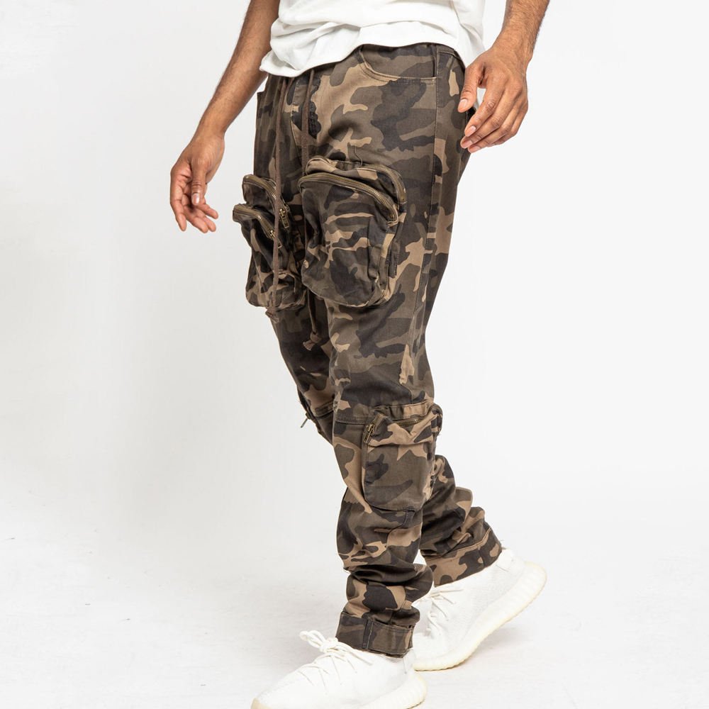 Summer Lightweight Trousers Men's loose Tactical Pants Outdoor Hiking Nylon Quick Dry Cargo Pants custom Casual Work Trousers