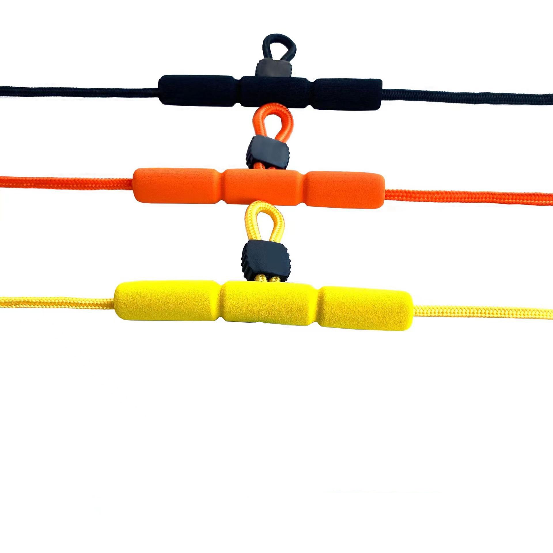 Aquatic motion-floating eyeglass lines are protected against drifting ropes