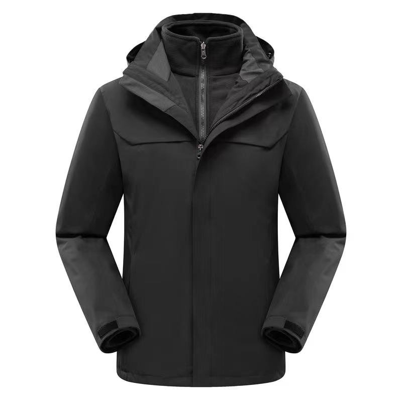 Customized Mens Waterproof Sports Oversized Cardigan Hooded Zipper Mountain Climbing Windproof Hiking Jacket For Mens