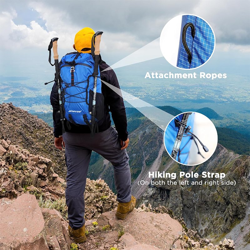 OEM Custom Waterproof Outdoor Rock Climbing Bags Multifunction Camping Mountaineering Roll-top Backpacks