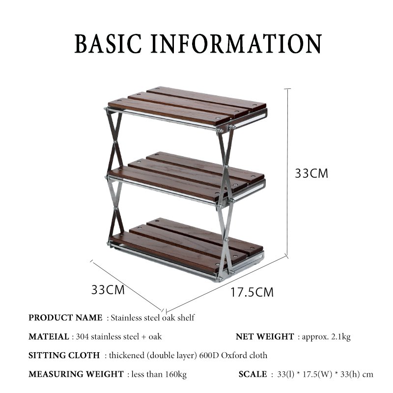Customized Wholesale Wooden Storage Rack Multi Tier Holder Display Rack Desktop Storage Organization Camping Shelf