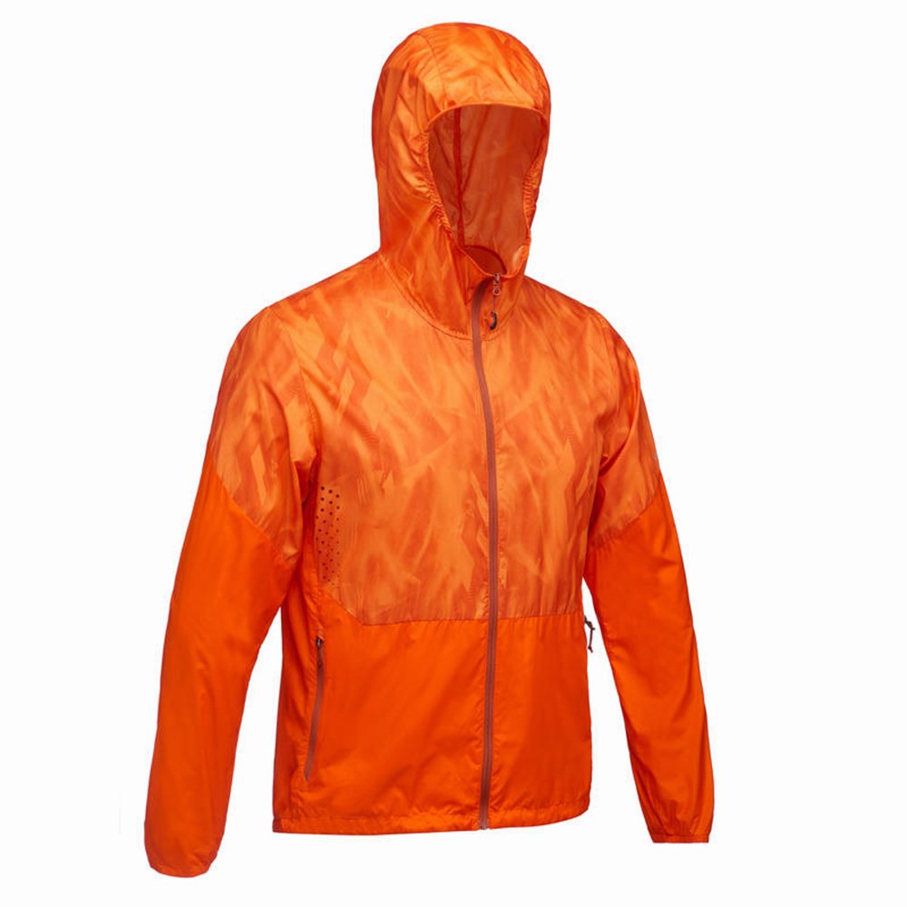 Custom Men's Waterproof Casual Plain Windproof Jackets Orange Color Custom Made Outwear Jackets Coats For Boys