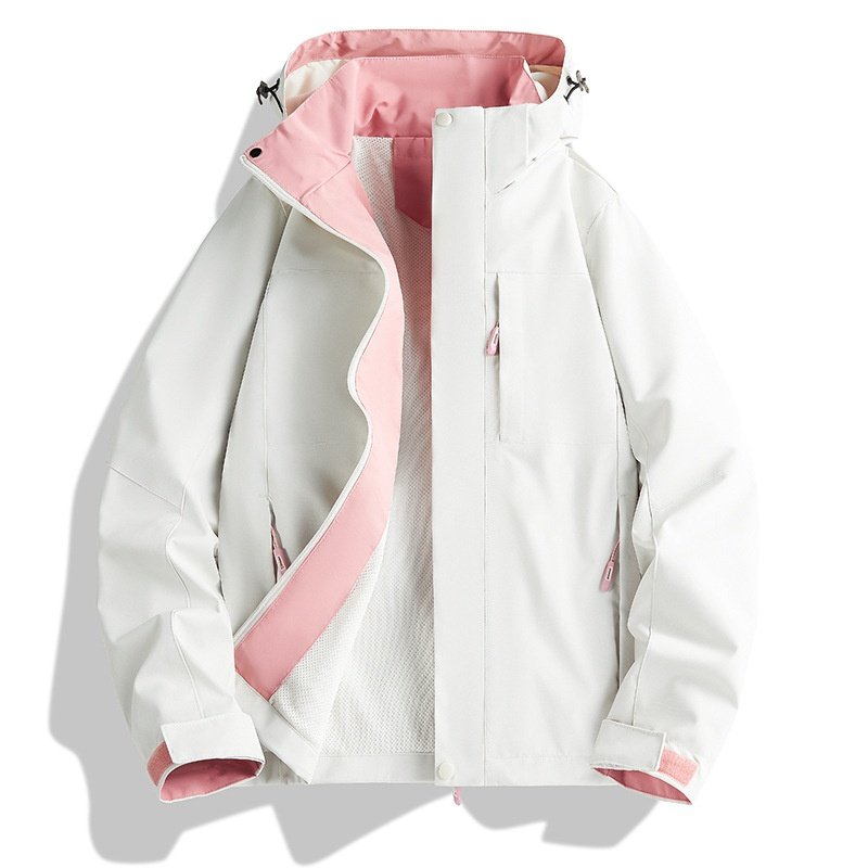 Unisex Single-Layer Water-Repellent Outdoor Jacket Spring Fall Windproof Waterproof Hiking Clothing Personalized Groups Men