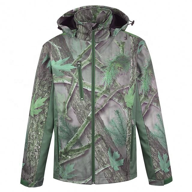 High Quality Men's Soft Shell Jacket Lightweight Warm Outdoor Coat for Hiking Water and Wind Resistant