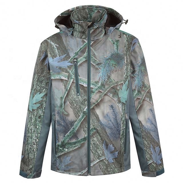 High Quality Men's Soft Shell Jacket Lightweight Warm Outdoor Coat for Hiking Water and Wind Resistant
