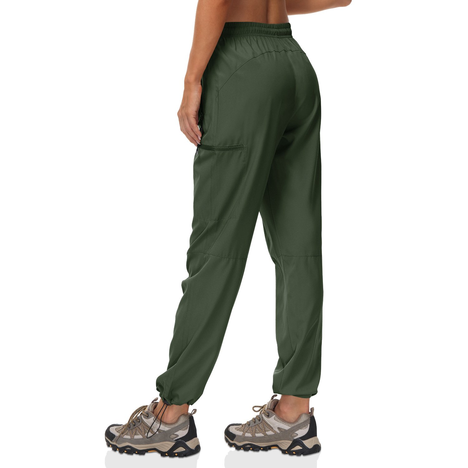 Women Quick Dry Hiking Pants Zipper Pockets Sport Casual outdoor trousers Lightweight Summer Jogger