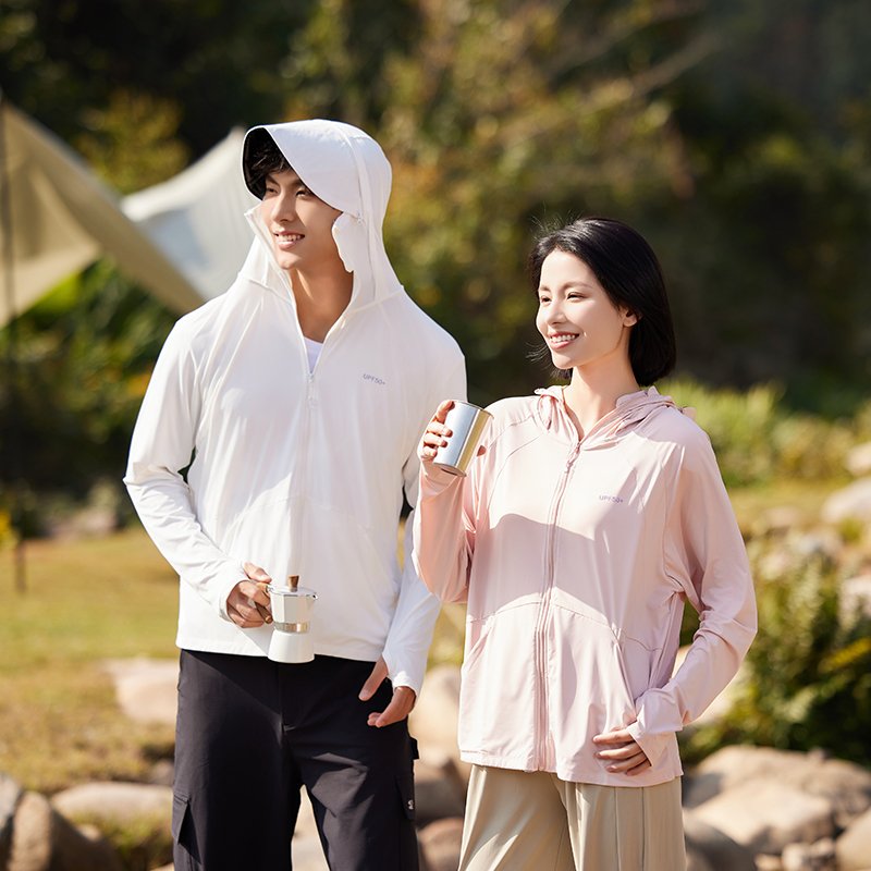 Quick-Drying Spandex Sportswear UV Protection Ice Silk Summer Unisex Fishing Hoodie Sunscreen Outdoor Jacket Skin Clothing