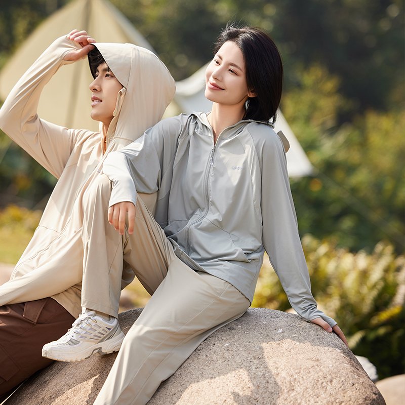 Quick-Drying Spandex Sportswear UV Protection Ice Silk Summer Unisex Fishing Hoodie Sunscreen Outdoor Jacket Skin Clothing