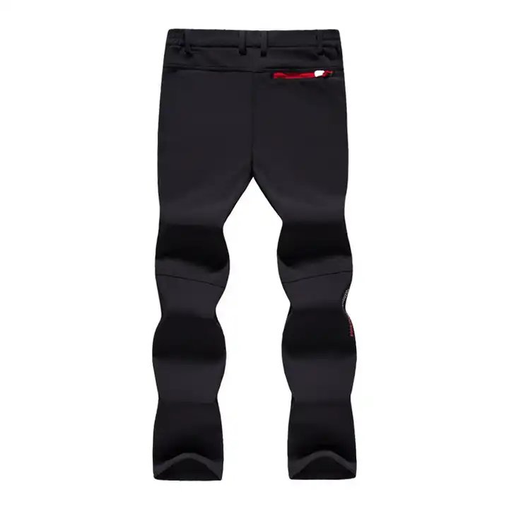 2023 Outdoor Quick-drying Pants fleece-lined Breathable Waterproof Stretch Charge Pants Loose Hiking Climber Pants for Men and W