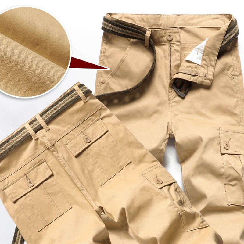 Men's lightweight outdoor hiking multi-functional pocket sweatpants