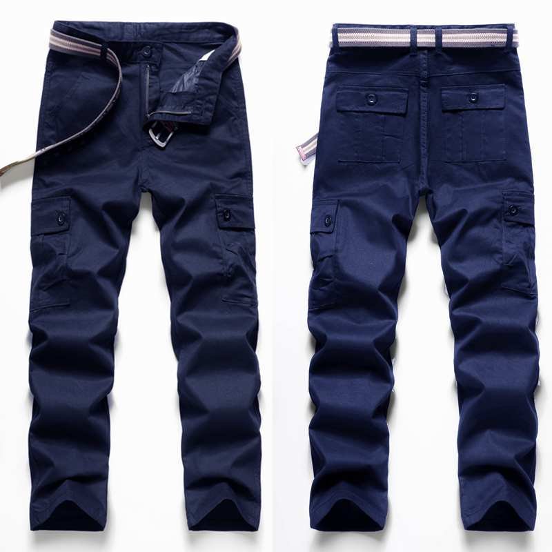 Men's lightweight outdoor hiking multi-functional pocket sweatpants