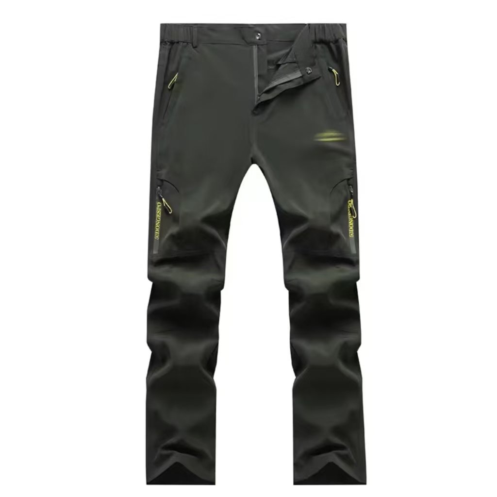 Custom Outdoor Hiking Women Pants With 4 Zip Pockets Rip-Stop Quick Drying Lightweight Work Cargo Trousers