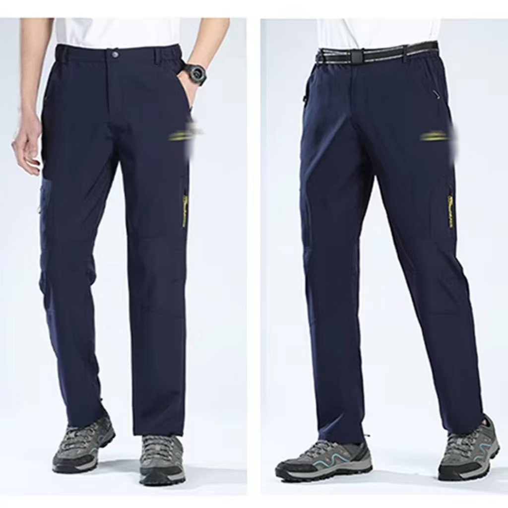 Custom Outdoor Hiking Women Pants With 4 Zip Pockets Rip-Stop Quick Drying Lightweight Work Cargo Trousers