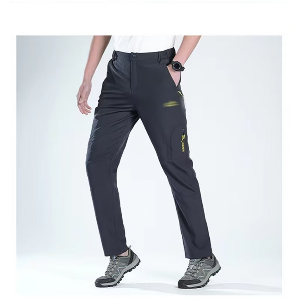 Custom Outdoor Hiking Women Pants With 4 Zip Pockets Rip-Stop Quick Drying Lightweight Work Cargo Trousers