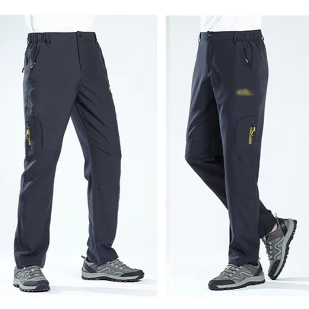 Custom Outdoor Hiking Women Pants With 4 Zip Pockets Rip-Stop Quick Drying Lightweight Work Cargo Trousers