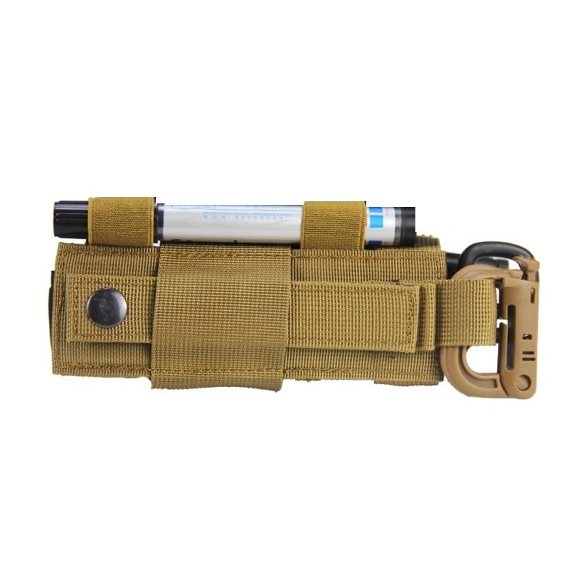 ON THE OUTSIDE, THE EDC TOURNIQUET PACKS HIGH-STRENGTH NYLON MOLLE TACTICAL BELT SCISSORS