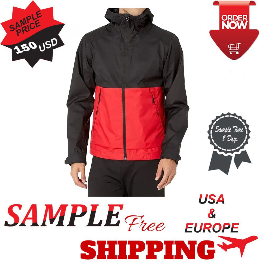 OEM Customized Fashion Waterproof Windproof Lightweight Hiking Climbing Jacket Men's Windbreaker Jacket For Men
