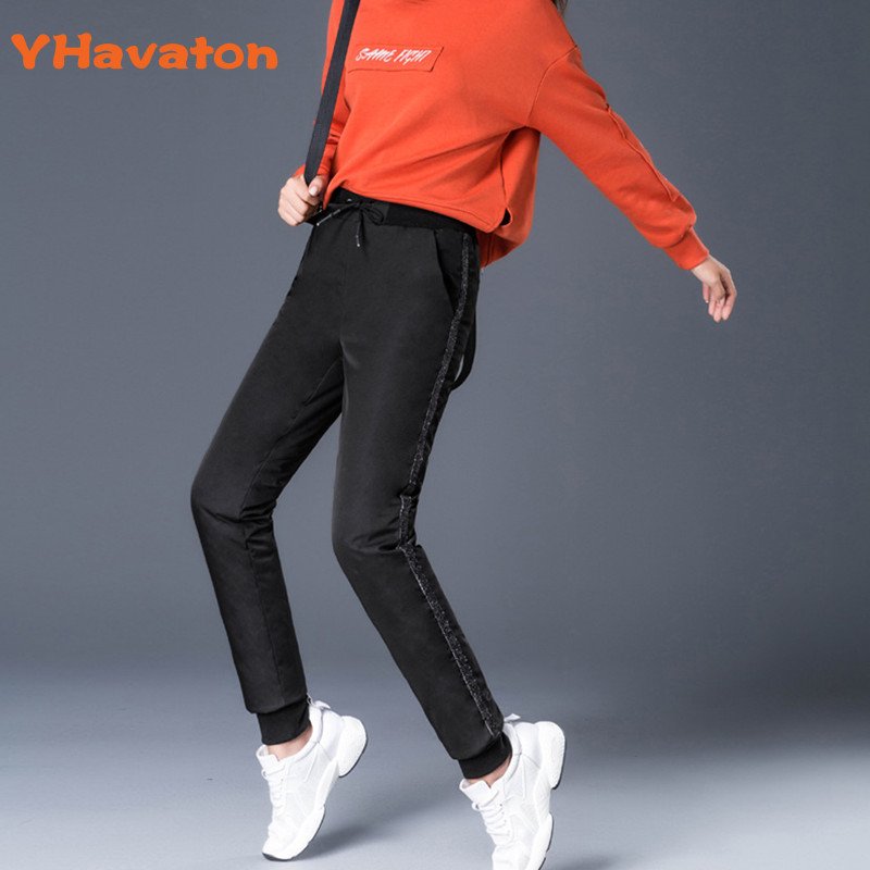 winter outdoor Camping hiking Ultralight Windproof Pants Double Zipper Woman Goose Down Trousers