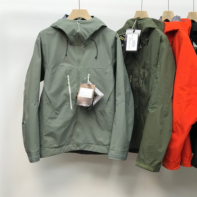 Waterproof Hardshell Hiking Jacket Breathable and Anti-UV Made with Durable Cordura Material for Safari and Windbreaker Use