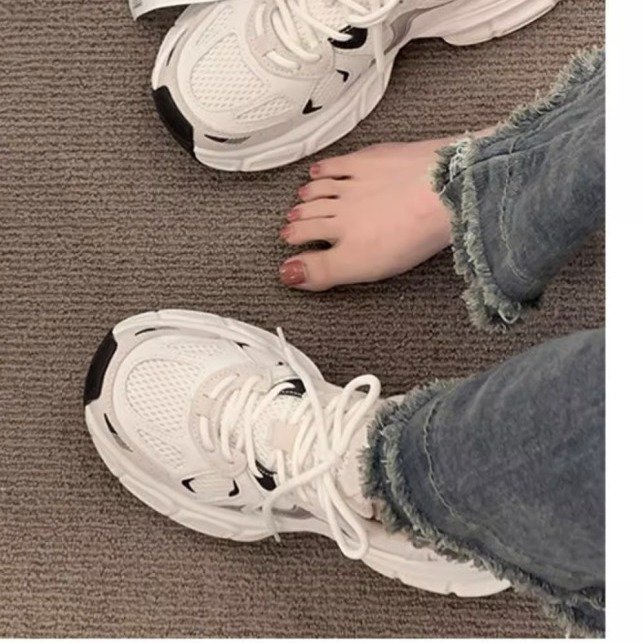 2024 Original brand new fashion design casual sports shoes women's thick sole increase design casual women's casual shoes