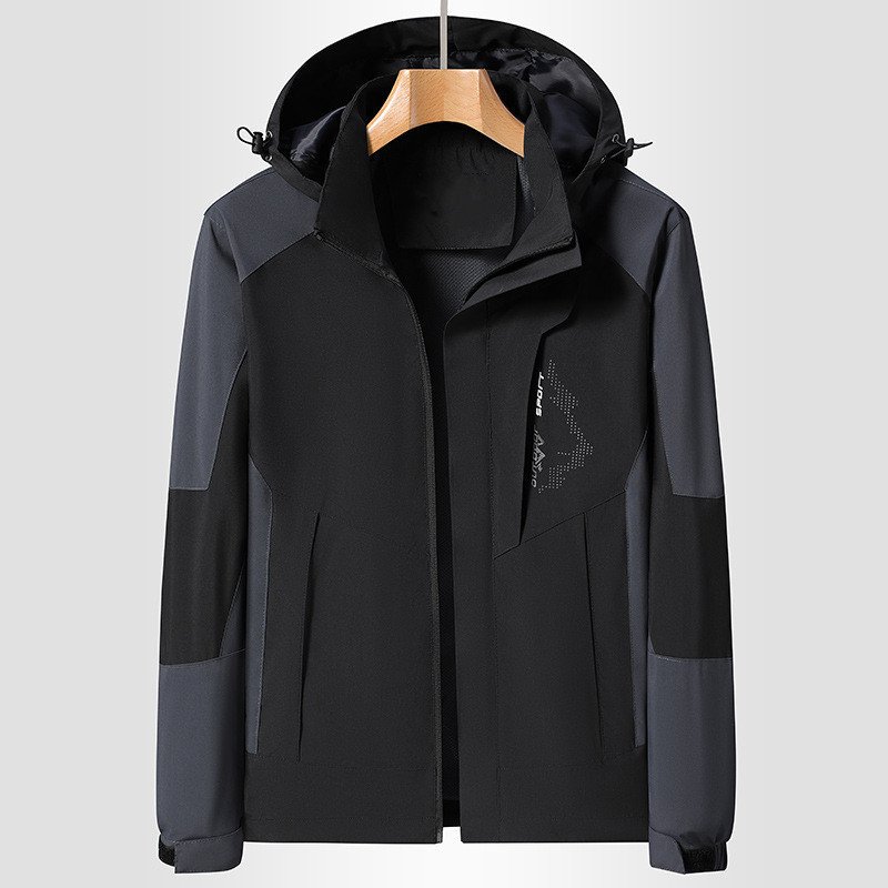 Casual Hiking Hooded Windbreaker Men's Women's Jacket Rain Jacket Outdoor Lightweight Windbreaker Waterproof Jacket With Logo