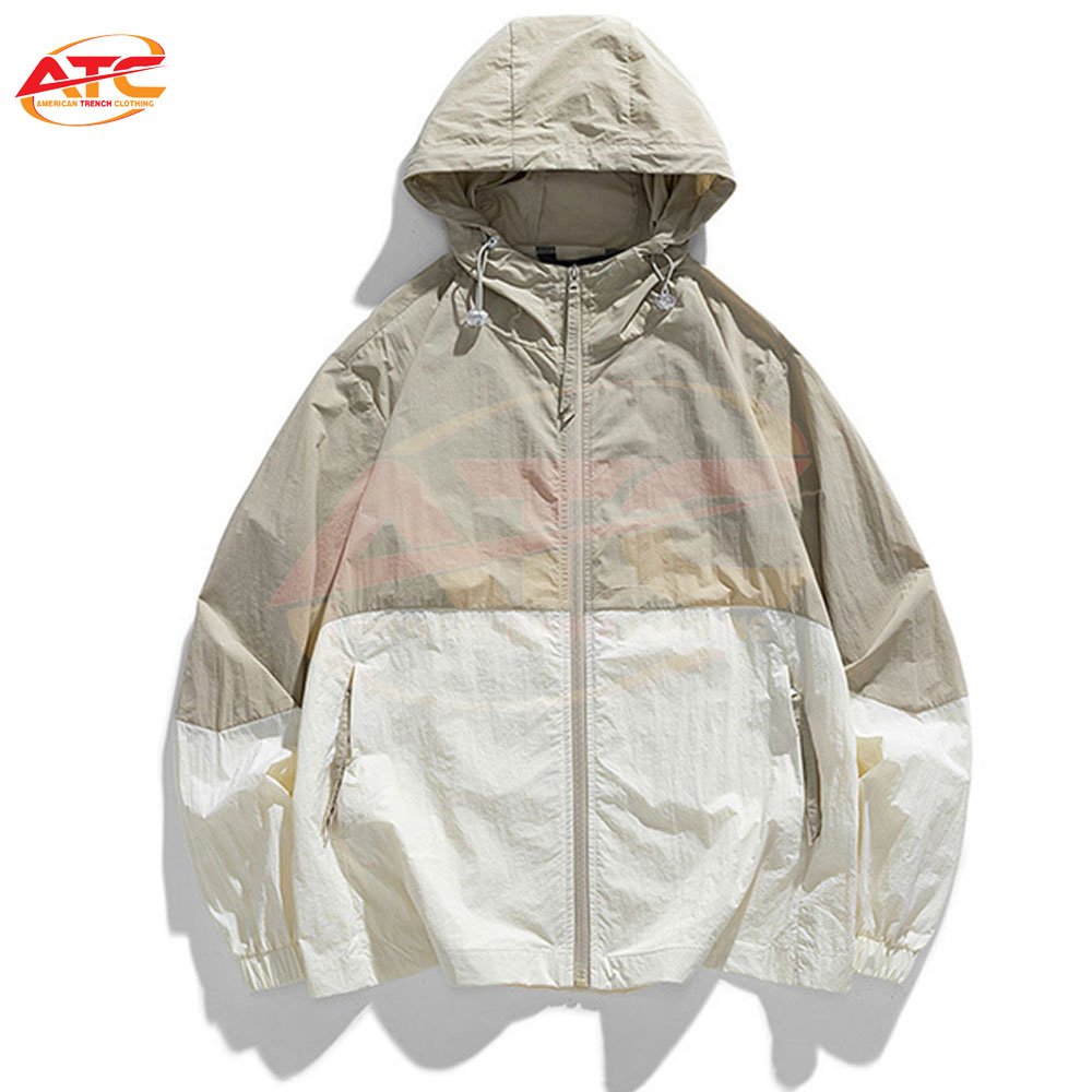 Trend Brand High Quality Outdoor Couples Sunscreen Lightweight Windbreak Jacket Fashion Outwear Hiking Biking Waterproof Coat