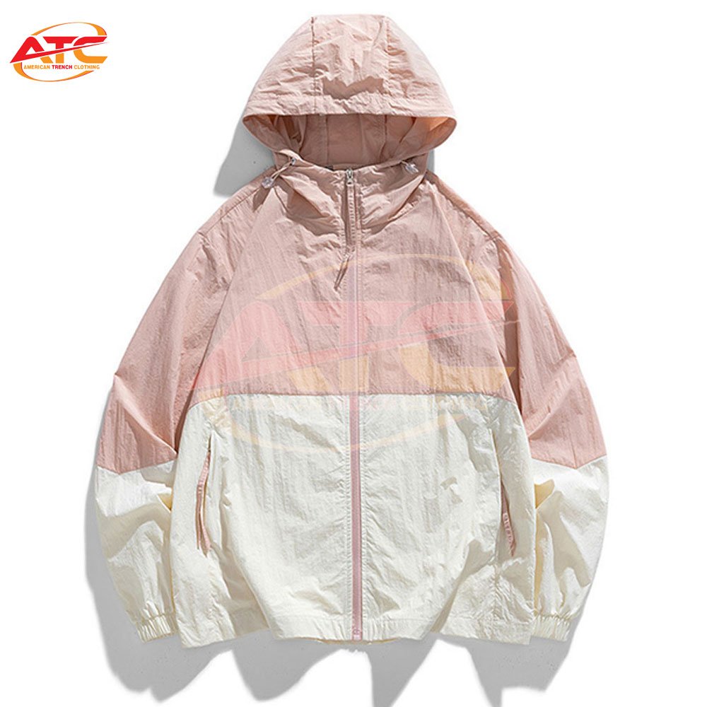 Trend Brand High Quality Outdoor Couples Sunscreen Lightweight Windbreak Jacket Fashion Outwear Hiking Biking Waterproof Coat