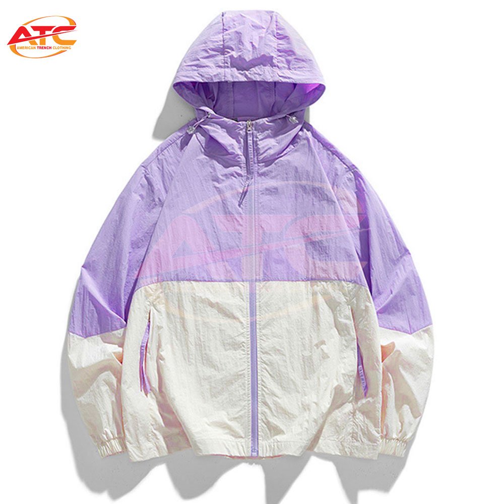 Trend Brand High Quality Outdoor Couples Sunscreen Lightweight Windbreak Jacket Fashion Outwear Hiking Biking Waterproof Coat