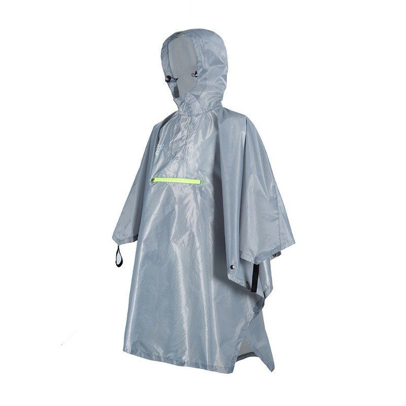 Outdoor Hiking Light Cape Raincoat Adult Cycling One piece PU Poncho