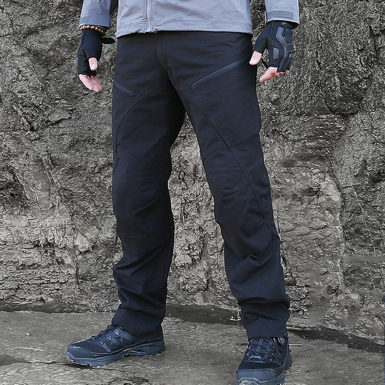 Good quality Men's Rib Stop Waterproof Elastic Outdoor Tactical Trousers Pants Sport Fans Pant Hiking Hunting Worker Cargo Pant
