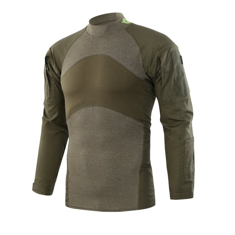 ESDY high quality casual men's tactical long sleeve shirt mountaineering hiking camouflage combat T-shirt