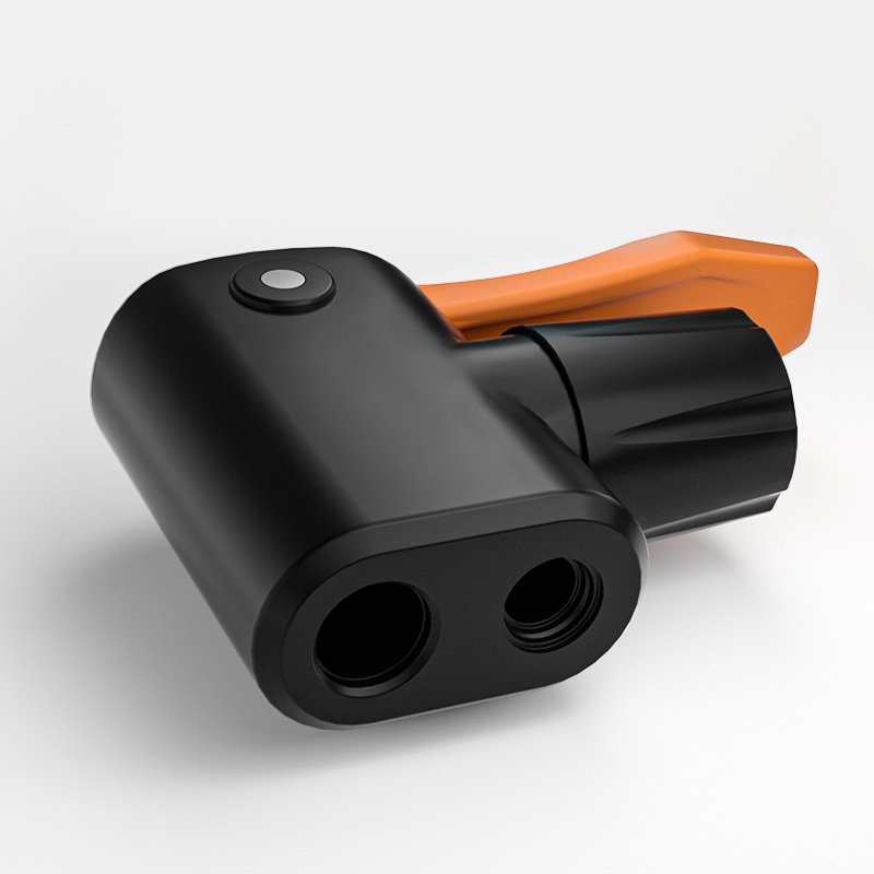 Bicycle pneumatic mouths high-pressure piping inflating piping head to pip-tip tires