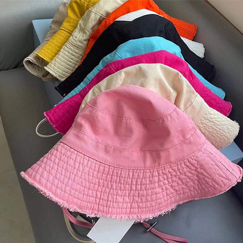 Hot Selling Washed Cotton Traveling Woman Bucket Hat Distressed Vintage Fisherman Beach Summer Bucket Hats