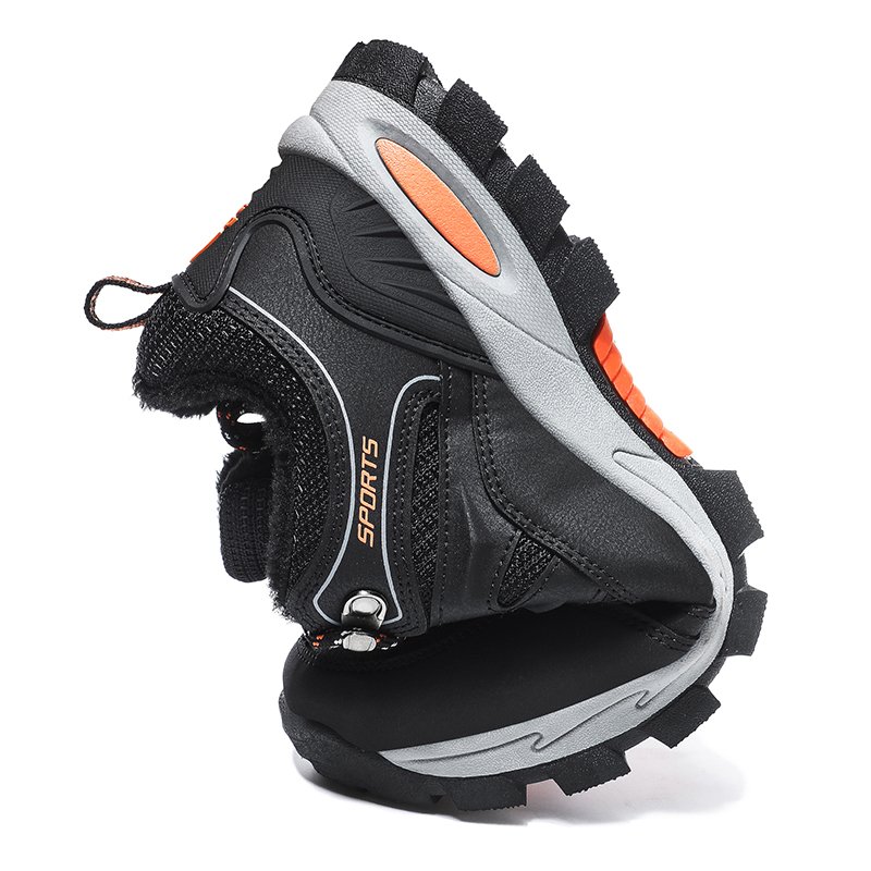 Autumn winter new cotton shoes couple outdoor sports low-top non-slip lightweight cotton warm adult hiking shoes