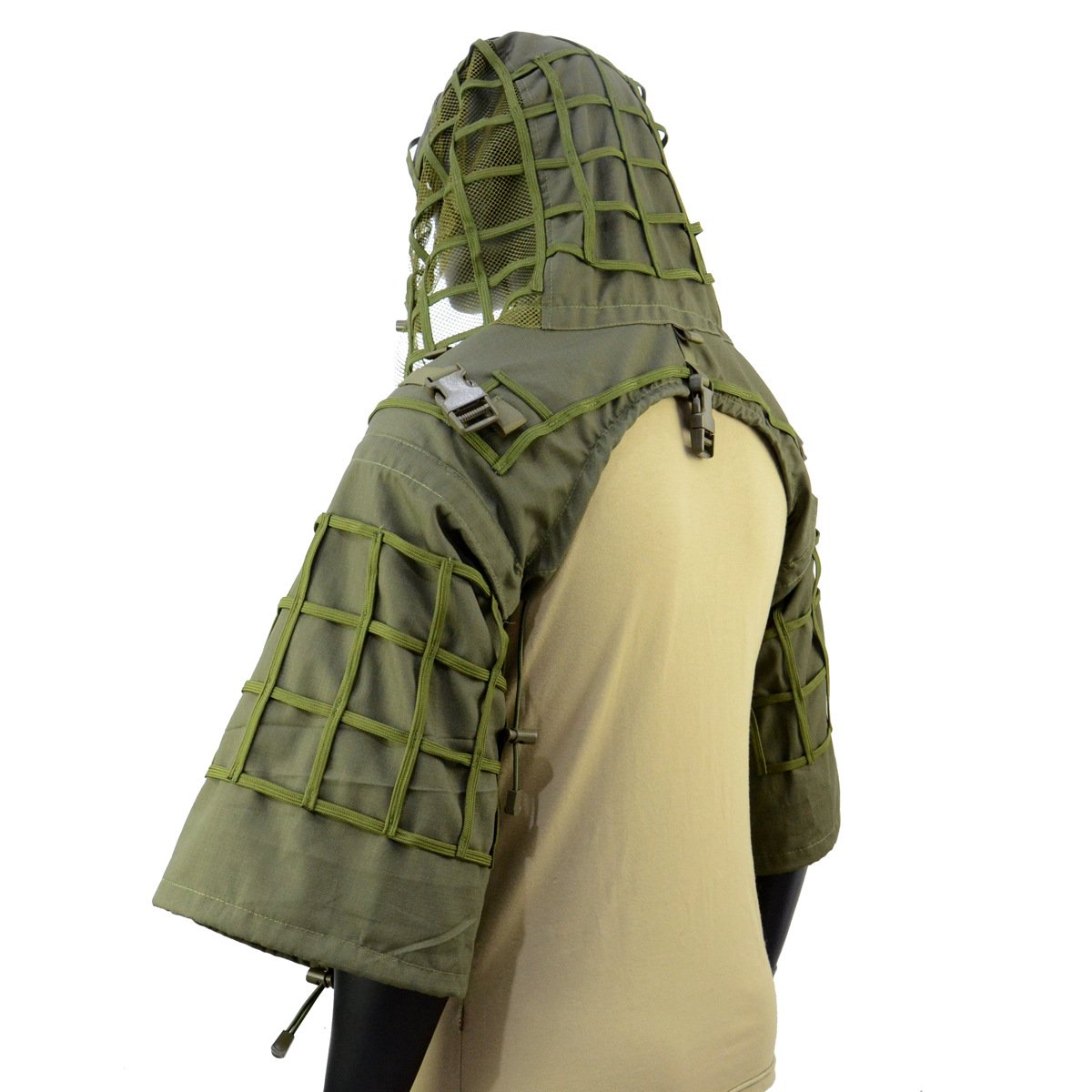 TKIANG Tactical Ghillie Suit Sniper Camouflage Suit Body Can Match The Camouflage Suit Cloak Tactical Field Uniform