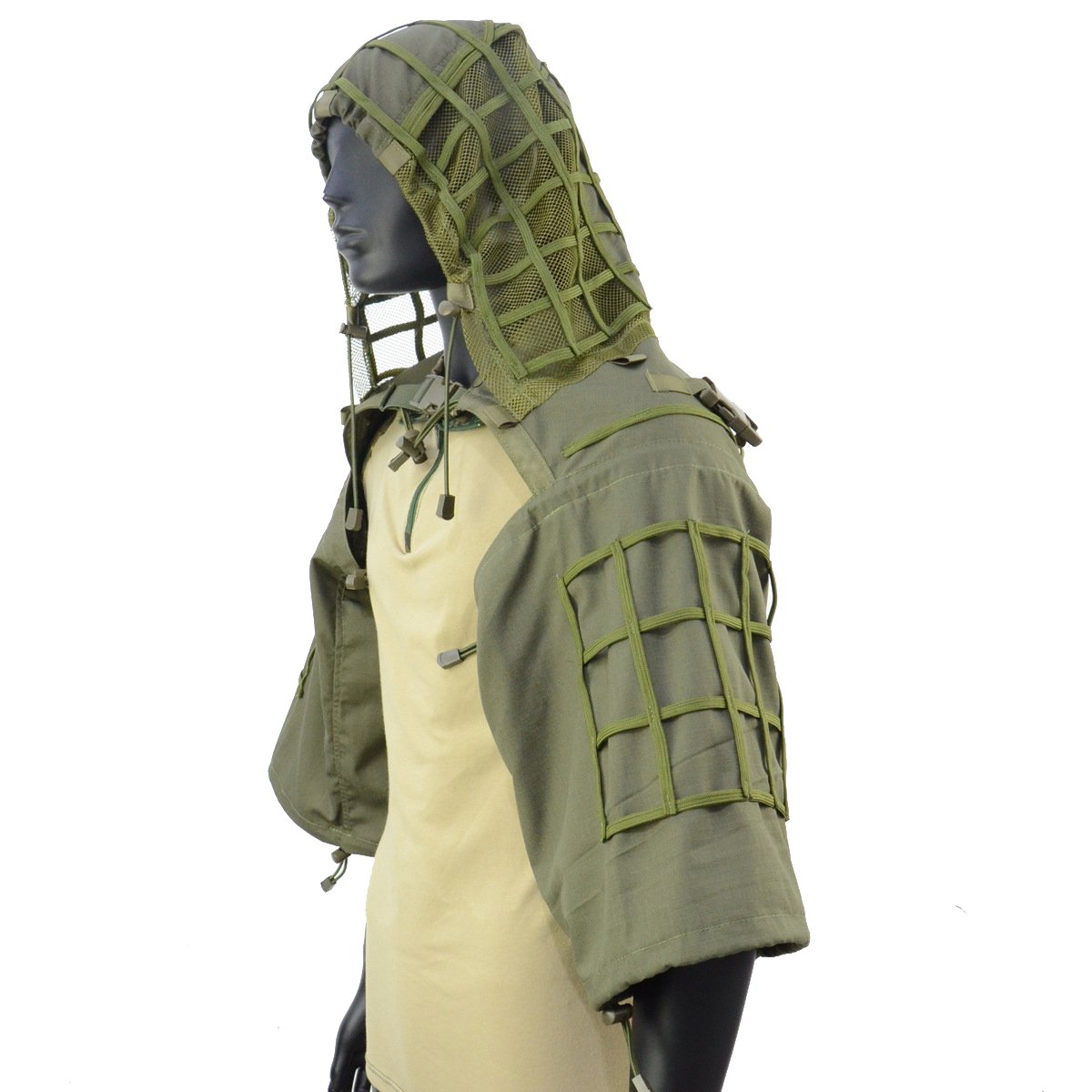 TKIANG Tactical Ghillie Suit Sniper Camouflage Suit Body Can Match The Camouflage Suit Cloak Tactical Field Uniform