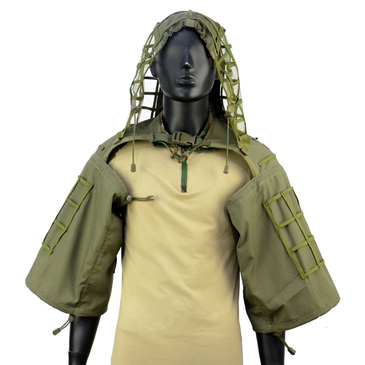 TKIANG Tactical Ghillie Suit Sniper Camouflage Suit Body Can Match The Camouflage Suit Cloak Tactical Field Uniform