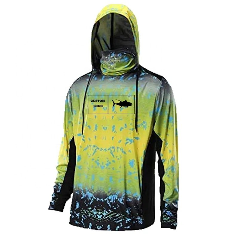 Sublimated Outdoor&hiking Clothing Sun Block Uv Protected Waterproof Fishing Performance Shirt