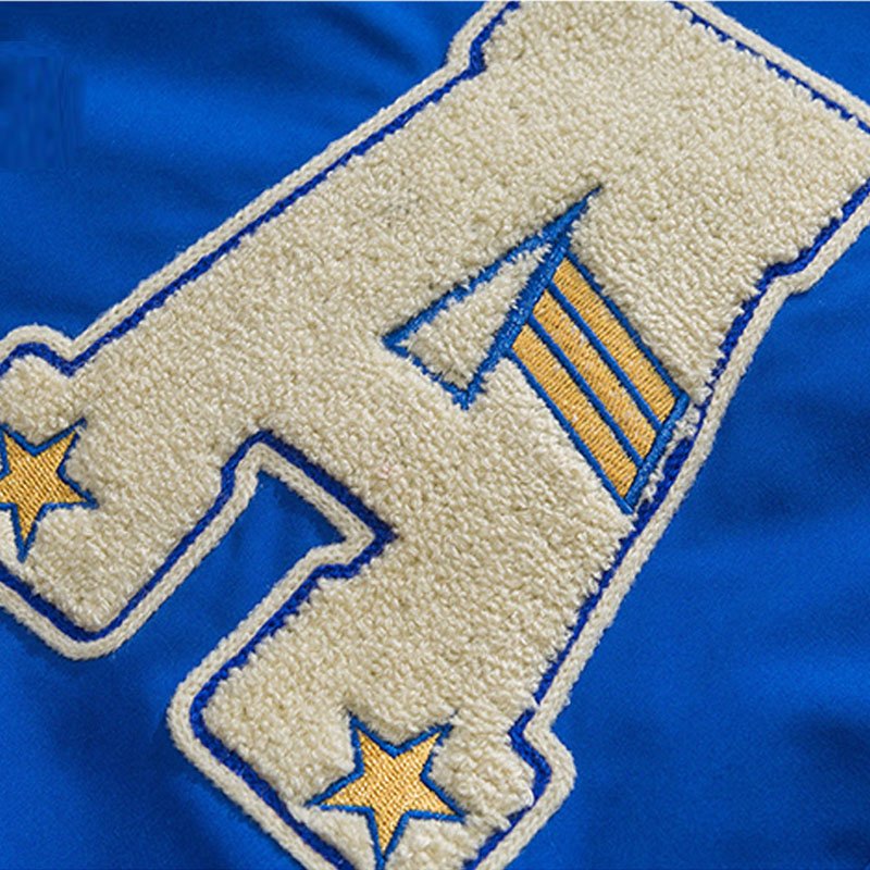 Autumn Winter Fleece Coat Custom Logo Baseball Loose Casual Baseball Jacket Varsity Jacket for Men Varsity Jacket