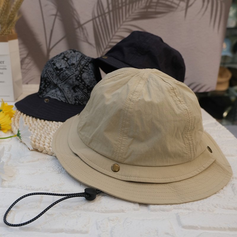 New Hot Sale Waterproof Custom Bucket Cap Quick-drying In Summer Camping Hiking Fisherman Hat Bucket Hat